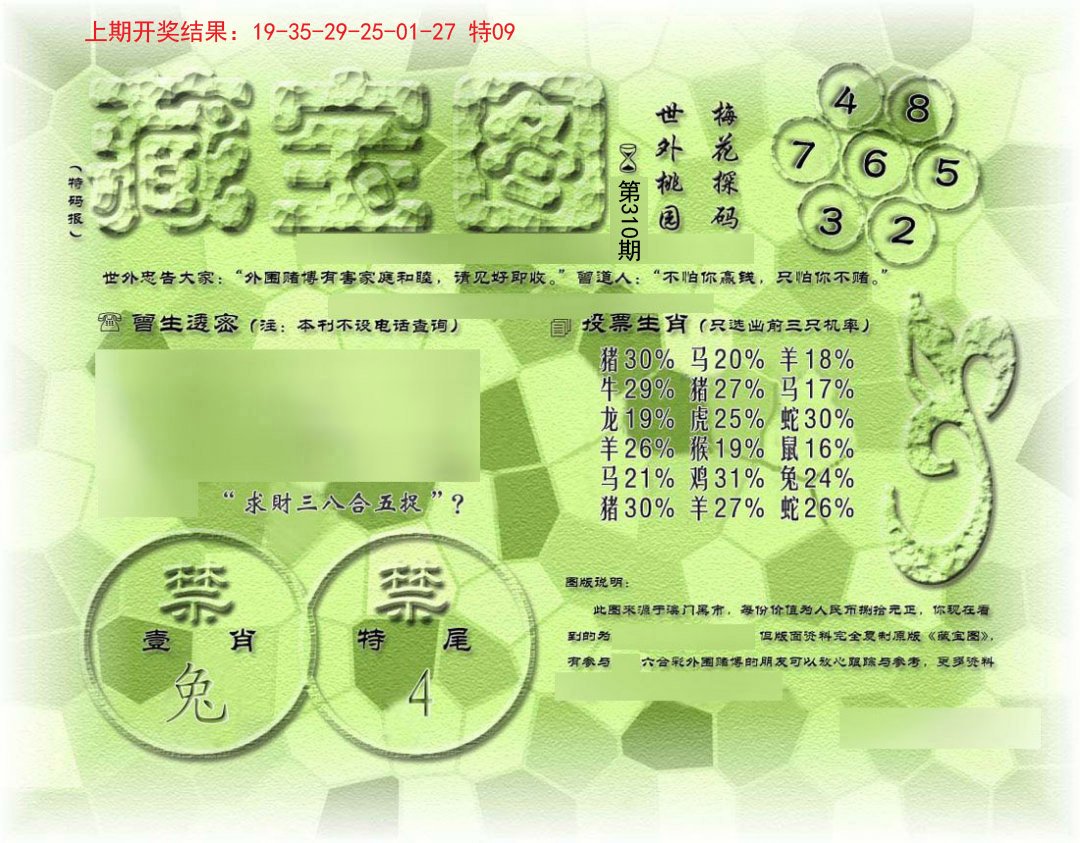 →→310期：澳门彩评论专帖←←