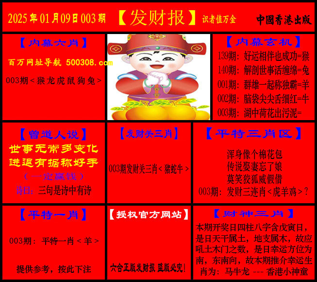 003期：猛虎报+发财报